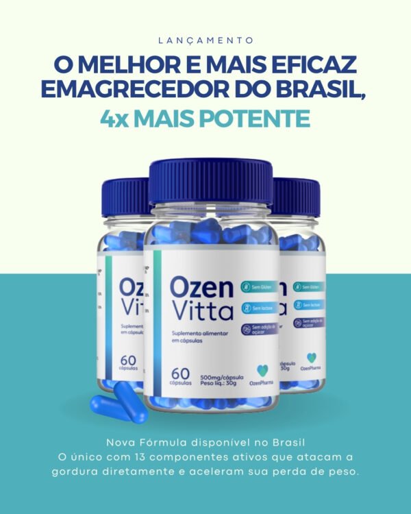 OzenVitta, Suplemento Alimentar para emagrecimento em capsula. - Imagem 2
