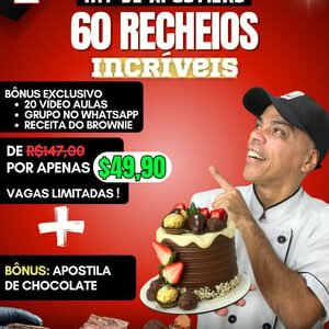 Kit 60 Recheios Incríveis (3 apostilas)
