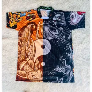 Camisas de Quebrada (Carpa/Yin-Yang Laranja/Preta) (G)
