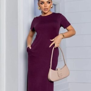 Vestido Laura Malha Viscolycra - Marsala
